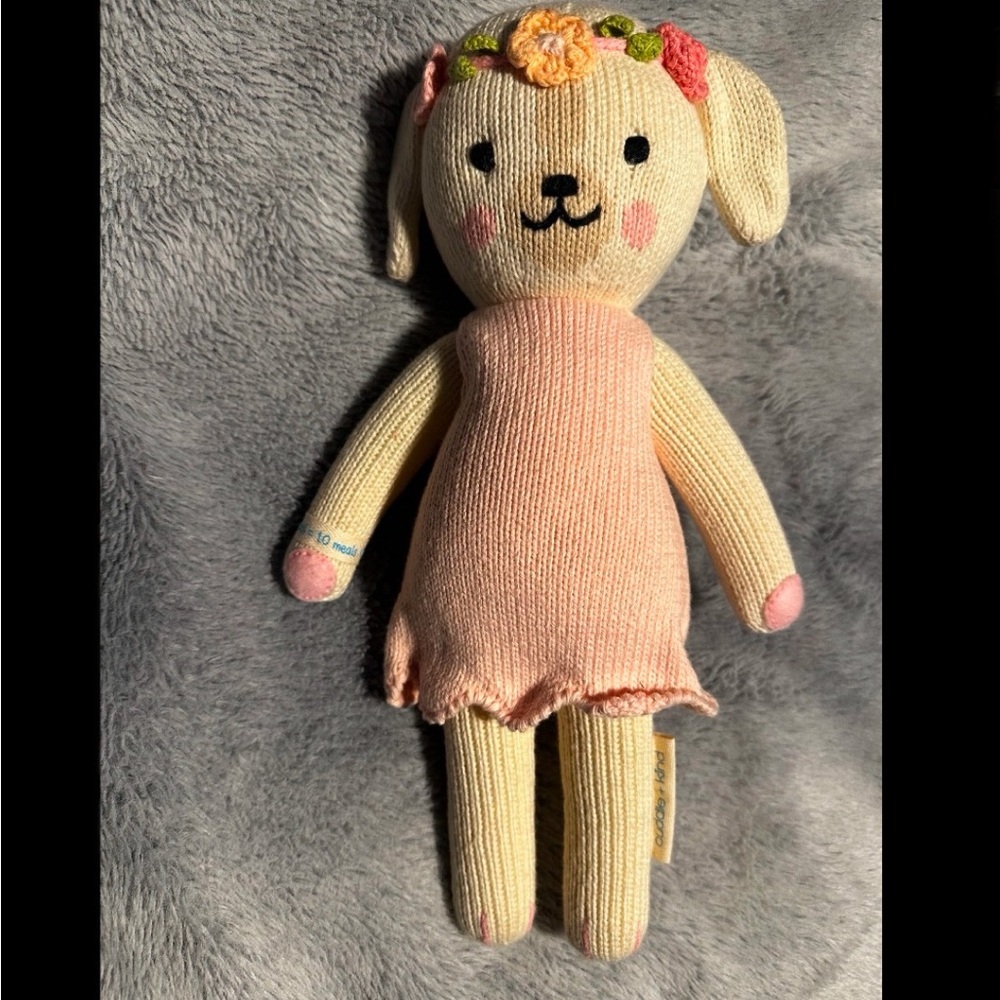 Cuddle + Kind - " Charlotte" the dog with flower crown Easter